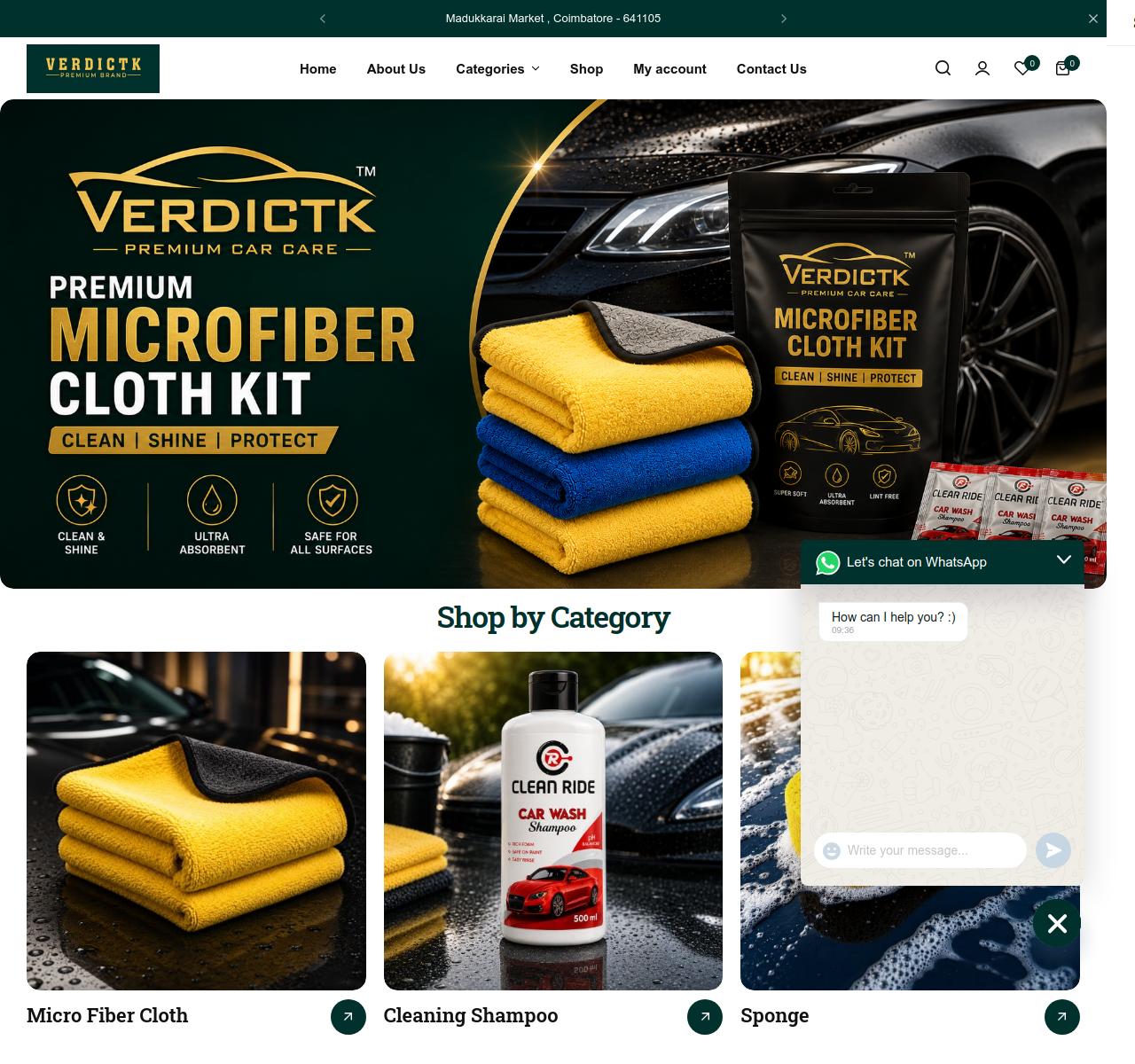 Verdictk website screenshot